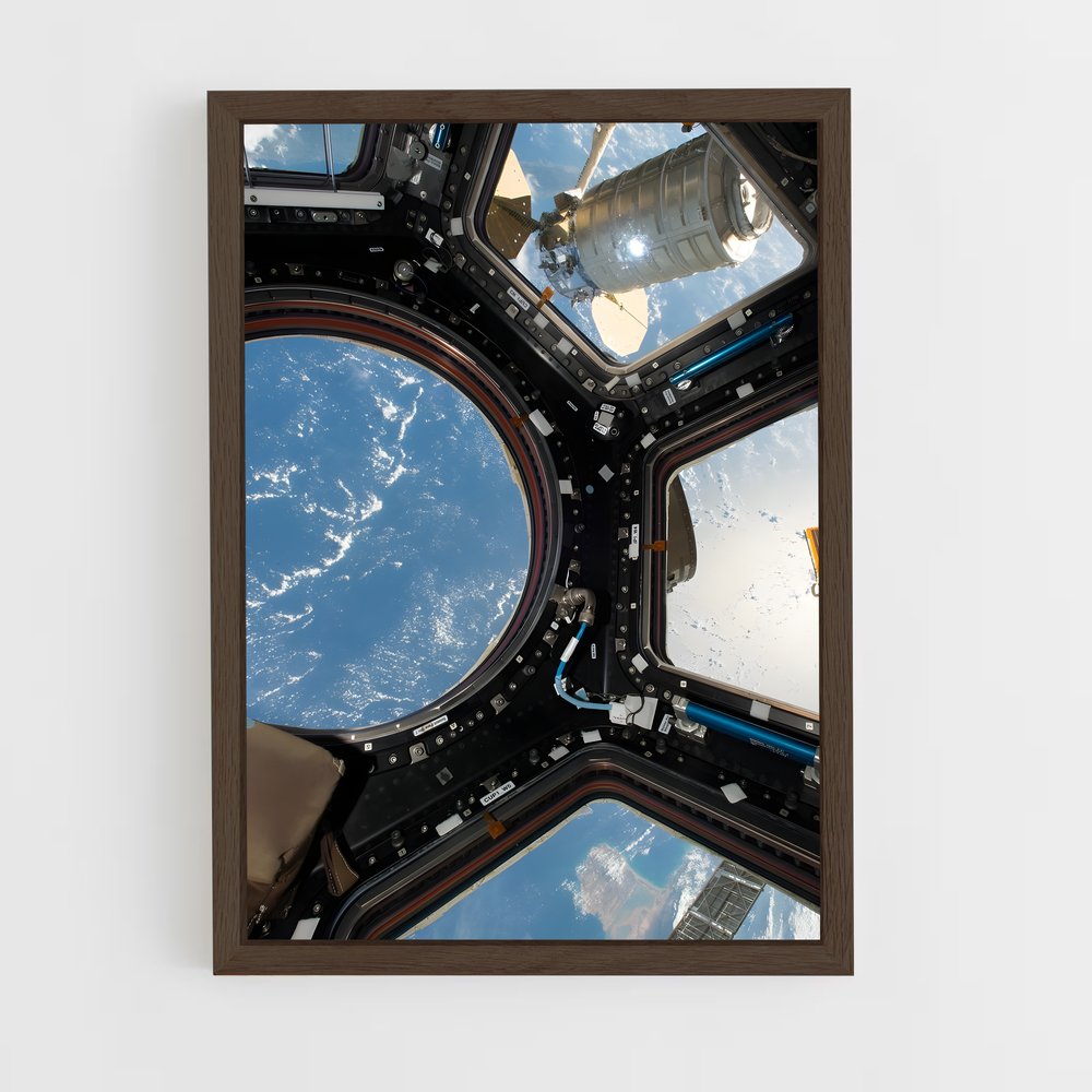 Poster magnifique station spatiale internationale – affiche Astronomie (vue 5)